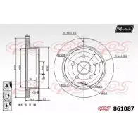 Тормозной диск MAXTECH 9SVGKP 4327294 861087.6980 8 61087