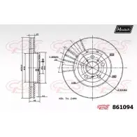 Тормозной диск MAXTECH 86109 4 861094.0000 UOLEPL 4327315