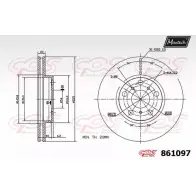 Тормозной диск MAXTECH URIXC 861097.0000 8610 97 4327323