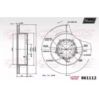 Тормозной диск MAXTECH AVOM5I4 8 61112 4327363 861112.0000
