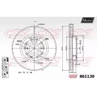 Тормозной диск MAXTECH 86 1130 F3QHI 4327398 861130.6980