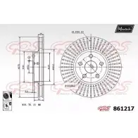 Тормозной диск MAXTECH 861217.6060 4327468 8 61217 RLQ0O