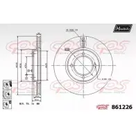 Тормозной диск MAXTECH 4327493 0PWEB 86122 6 861226.6880