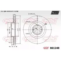 Тормозной диск MAXTECH 86124 8 A3MHV 4327547 861248.0000