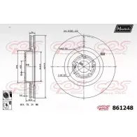 Тормозной диск MAXTECH SAF2PUJ 4327548 861248.6060 8612 48