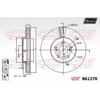 Тормозной диск MAXTECH 861270.6980 4327626 8 61270 C8GXZ4