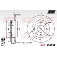 Тормозной диск MAXTECH BXG1W 4327746 863005.6060 8630 05