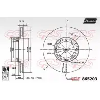 Тормозной диск MAXTECH KMRVG 86520 3 865203.6060 4327970