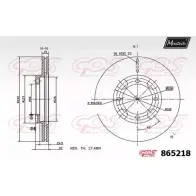 Тормозной диск MAXTECH 865218.0000 RIWSB 4328013 865 218