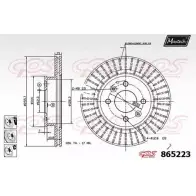 Тормозной диск MAXTECH Hyundai 8652 23 GNEUTM7 865223.6980