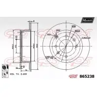 Тормозной диск MAXTECH 8652 38 AFYOE 865238.6060 4328058