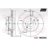 Тормозной диск MAXTECH 865261.0000 86 5261 4328121 9LRUO5