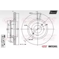 Тормозной диск MAXTECH 865261.6880 8 65261 GJKF2 4328123