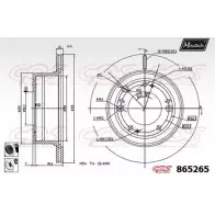 Тормозной диск MAXTECH KWAYZN 8 65265 4328134 865265.6060