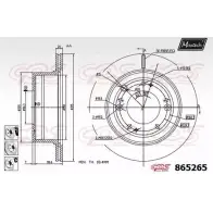 Тормозной диск MAXTECH 86 5265 4328135 SFG690 865265.6880