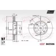 Тормозной диск MAXTECH 8 65506 1NPAY8 865506.6060 4328162