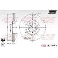 Тормозной диск MAXTECH 4328344 871052.6060 87 1052 CWP7QH