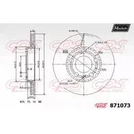 Тормозной диск MAXTECH 8 71073 4328415 871073.0000 BJ9OL42
