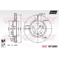Тормозной диск MAXTECH 44NCZYB Seat Leon (1M) 1 1998 – 2005 8710 83 871083.6060