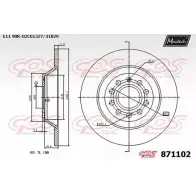 Тормозной диск MAXTECH 87 1102 871102.0000 Audi A6 (C6) 3 2004 – 2010 I7CCL