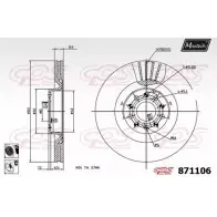 Тормозной диск MAXTECH RCZHD3 Skoda Superb (3T5) 2 Универсал 1.8 TSI 4x4 152 л.с. 2009 – 2015 871 106 871106.6060