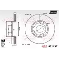 Тормозной диск MAXTECH 87113 7 PMA02IQ Volkswagen Passat 871137.6060