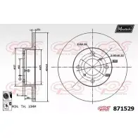 Тормозной диск MAXTECH 871529.6060 RMJ6LTW 87 1529 4328785
