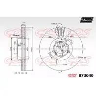 Тормозной диск MAXTECH Bmw X5 87304 0 0ZZ3KCN 873040.0000