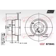 Тормозной диск MAXTECH AAYOB10 873041.6980 4329023 87304 1