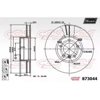 Тормозной диск MAXTECH 8730 44 ROMF8 873044.6880 4329034