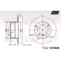 Тормозной диск MAXTECH 8 73045 Bmw Z3 873045.0000 JPQ74VD