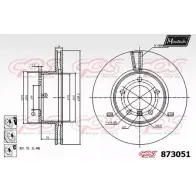 Тормозной диск MAXTECH WEGYPP0 873051.6980 8 73051 4329063