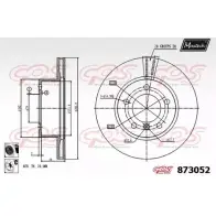 Тормозной диск MAXTECH 7Z5V3CY 873052.6060 87 3052 Bmw 1