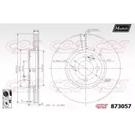 Тормозной диск MAXTECH 4329085 8730 57 873057.6060 2N8UJ5