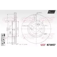 Тормозной диск MAXTECH MKP6928 4329086 873057.6880 87305 7