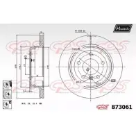 Тормозной диск MAXTECH LY1WVB Bmw X1 (E84) 1 Кроссовер 2.0 xDrive 20 d 163 л.с. 2010 – 2015 873061.6880 8730 61