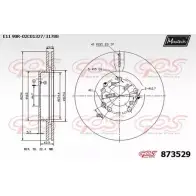 Тормозной диск MAXTECH 4329264 OFTP5JP 8735 29 873529.0000