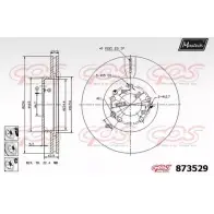 Тормозной диск MAXTECH 873529.6880 YW8ECVB 873 529 4329266