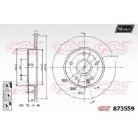 Тормозной диск MAXTECH 4329326 873559.6880 8 73559 WUNE6PH