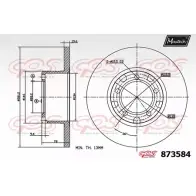 Тормозной диск MAXTECH 87358 4 4329368 873584.0000 78U41