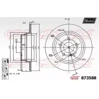 Тормозной диск MAXTECH RCELY Mercedes CLS (X218) 2 Универсал 2.1 CLS 220 BlueTEC / d (2101) 163 л.с. 2014 – 2025 873588.6980 873 588