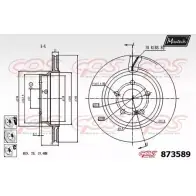 Тормозной диск MAXTECH SOCVJS 87358 9 873589.6880 Mercedes CLS (C219) 1 Купе 3.0 CLS 320 CDI 211 л.с. 2005 – 2010