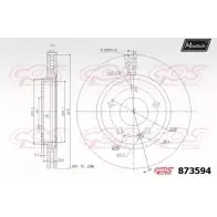 Тормозной диск MAXTECH ATOCVAB 4329404 873594.0000 87359 4