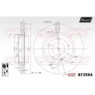 Тормозной диск MAXTECH HYSH535 8735 94 4329405 873594.6060