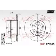 Тормозной диск MAXTECH 4329411 873595.6980 6MTE82 87 3595