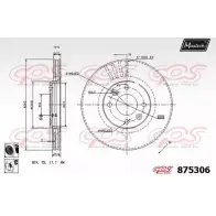 Тормозной диск MAXTECH 4329516 2YF66 875306.6060 875 306