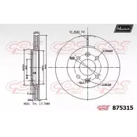 Тормозной диск MAXTECH 87 5315 875315.0000 4329539 Y8E7O8