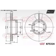 Тормозной диск MAXTECH 4329567 XPQJ44 8753 24 875324.0000