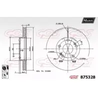 Тормозной диск MAXTECH BI49881 875328.6060 4329580 87532 8