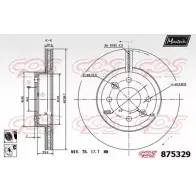 Тормозной диск MAXTECH ONCD6X 4329584 875329.6060 8753 29